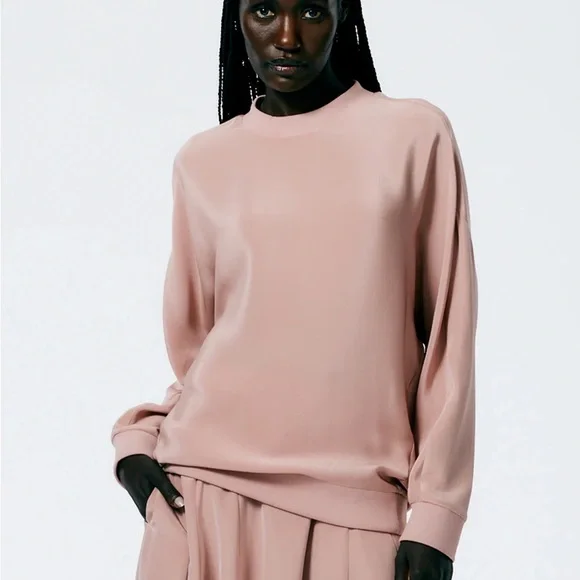 Tibi Blush Pink Blouse - Picture 1 of 3